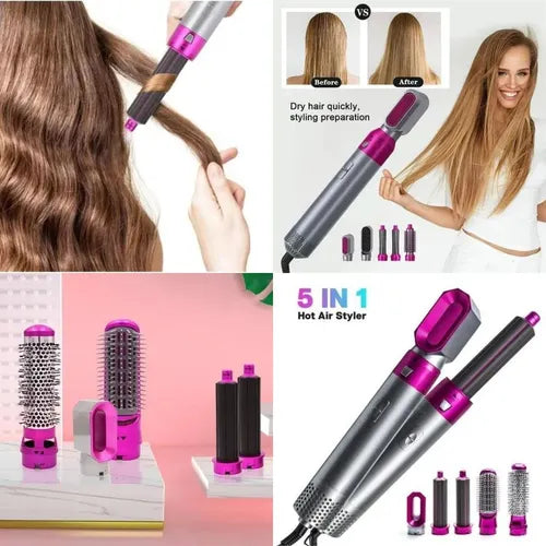 Set Cepillo 5 en 1 para cabello