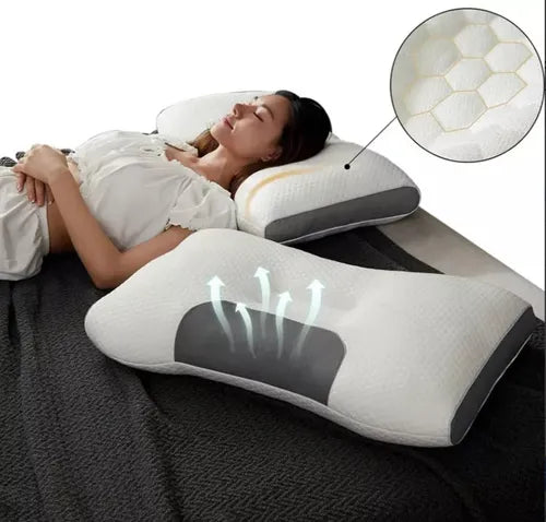 Almohada cervical para aliviar el dolor