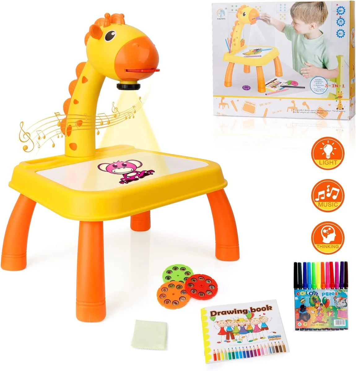 JUGUETE MESA PROYECTOR PARA NIÑOS