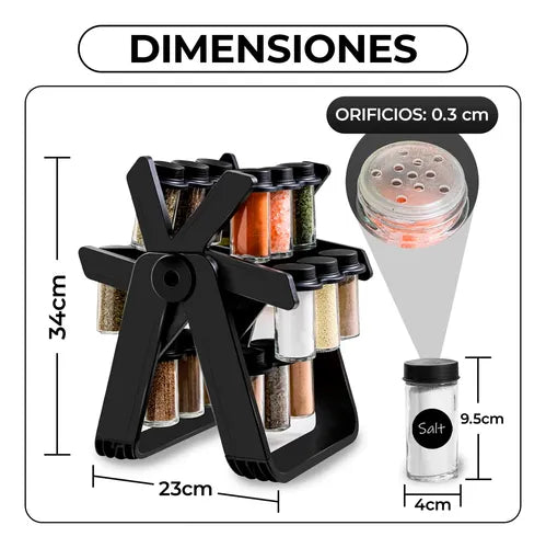 ORGANIZADOR DE CONDIMENTOS GIRATORIO